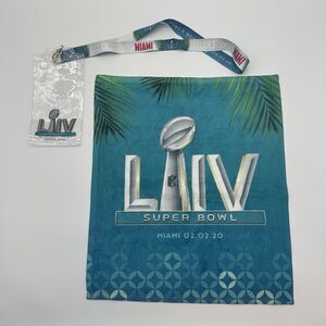 Super‎ Bowl LIV Lanyard And Towel Official NFL Chiefs Vs 49ers Stadium Giveaway